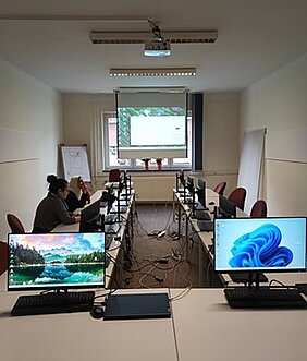 Teilnehmende des Workshops "Rund um die Bewerbung" (© KAUSA-Landesstelle Thüringen)